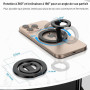 Vancle Support de Téléphone Portable Mag_Safe Ajustable, Léger et Facile à Transporter, Support de Téléphone Pliable pour iPhone