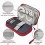 Tunejoy Sac de Rangement Câbles Petit Electroniques Portable Pochette Rangement Imperméable Organisateur pour Banque d'alimentat
