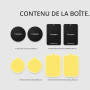 Spigen Kuel Plaques Métalliques [3X Plus Fin Qu’Une Carte de Crédit] | Adhésif 3M Premium pour Support Téléphone Voiture Magnéti