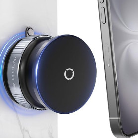 ALAFLY Support Magnétique Téléphone à Ventouse [Rotation 360°] Compatible avec MagSafe pour Douche, Cuisine, Salle de Sport, Ver
