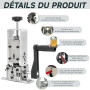 LILOOVKE Denudeur Cable Electrique 1–25mm Portable Machine a Cuivre | Pince a Denuder à Manivelle et à Perceuse électrique Machi