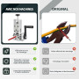 LILOOVKE Denudeur Cable Electrique 1–25mm Portable Machine a Cuivre | Pince a Denuder à Manivelle et à Perceuse électrique Machi