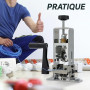 LILOOVKE Denudeur Cable Electrique 1–25mm Portable Machine a Cuivre | Pince a Denuder à Manivelle et à Perceuse électrique Machi