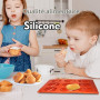 Lot de 2 Moule Madeleine Silicone, Antiadhésif pour Muffins, Chocolat | Moule À Madeleines En Silicone Antiadhésif À 9 Cavités, 