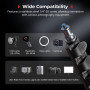 SMALLRIG 190cm Trépied Lumière 4kg Max Pliable 43cm Plié - 5475 | Trepied Videoprojecteur, Pliable et réglable, Pour lampes torc