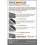 Space-Plug Lot de 25 Entretoises Réglables Multi-Usages pour Fixation de Meubles de Cuisine, de Salle de Bain, d'Armoires de Cha