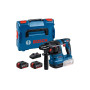 Bosch Professional 18V System perforateur sans-fil GBH 18V-22 (SDS plus, idéal pour percer des trous de 6 à 10 mm, avec 2 batter