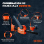 PRESCH Serre-joint horizontal 2 pcs. – Presse d'établi pour trous Ø20mm | Incl 2x crochets d'établi & 4x vis de serrage - Mainti
