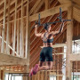 Barres de traction, montage mural, pour salle de gym à domicile, support d'entraînement multifonction en acier inoxydable
