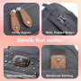 Dikaslon Sac a Langer Bebe, Sac à Langer à Dos Grande Capacité 18 Poches, Polysteer Déperlant, Tapis à Langer, Porte Tétine, San