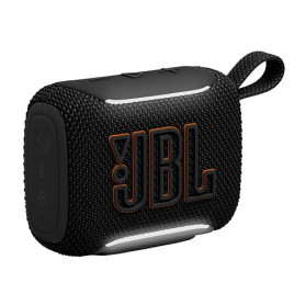 JBL Go 5, Enceinte Bluetooth Ultra‑Portable, Étanche, Noir | Puissant JBL Pro Sound, AirTouch Pairing, Auracast, Éclairage Ambie
