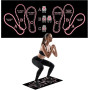 Aribliseza Tapis de Fitness, Tapis de Yoga, Tapis de Pilates, Design à | Antidérapant, confort au genou, position des pieds pour