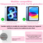FUWANG Coque Clavier pour iPad A16 / 10e Génération 10.9" 2022 AZERTY | Clavier Rétroéclairé 7 Couleurs, AZERTY Français, Pavé t