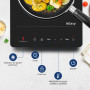 Plaque à Induction Portable, Plaque de Cuisson à Induction 2100W, Table Induction 1 Foyers, Avec Minuterie, Verrou Enfants (Plaq