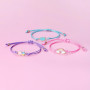 UOPMQGB Bracelets pour filles, bracelets tressés réglables pour enfants, cadeaux pour filles et enfants, cadeaux d'anniversaire
