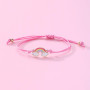 UOPMQGB Bracelets pour filles, bracelets tressés réglables pour enfants, cadeaux pour filles et enfants, cadeaux d'anniversaire