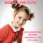 SDXCJY Lot de 1191 élastiques à cheveux, élastiques pour bébés, élastiques à cheveux aux couleurs bonbon et attaches, élastiques