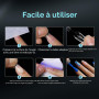 TOMICCA 510 Pièces Capsule Americaine Ongle Amande 15 Tailles | Capsules Ongles Gel Couverture Complète, Ultra-Mat plus Résistan