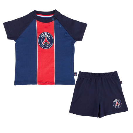Paris Saint-Germain T-Shirt + Short PSG - Collection Officielle Taille bébé garçon