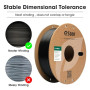 eSUN PLA Basic Filament 1.75mm 1KG (2.2 LBS) pour 3D Imprimante,Noir | Précision Dimensionnelle +/- 0.05mm
