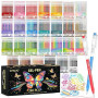 Caloryx 240 Stylos Gel pour Coloriage Adulte, Pointe Fine 0,5 mm | 234 Couleurs: 231 couleurs uniques + 9 stylos, dont 3 blancs,