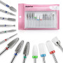 Lot de 13 Embout ponceuse Ongles Carbure Céramique pour Manucure Pédicure | 3/32'' durable résistant à la chaleur pour une longu