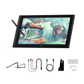XPPen Artist 16 3rd Tablette Graphique Écran FHD 15,4 Pouces pour Dessin | Écran Entier Laminé Format 16:9 | X4 Stylet 16384 Niv