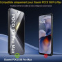 QULLOO Verre Trempé pour Xiaomi POCO X8 Pro Max, 3 Pièces Protecteur D'écran et 3 Pièces Caméra Arrière Protecteur, 9H Dureté Fi