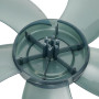 16 Pouces Pales de Ventilateur de Rechange de 40,6 cm, pales de Ventilateur en Plastique ABS à 5 Feuilles avec Un Cache-écrou po