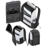 Rysker Sac à Dos pour Console PS5/Slim/Pro, Sac de Transport PS5 de Protection Complète, Backpack de Rangement de Grande Capacit