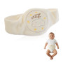 Babyjem - Ceinture blanche en noyaux de cerises - Idéale pour les maux de ventre et les ballonnements - , ajustable pour les béb