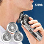 SH98 Tête de rasage de rechange complète, compatible avec Philips Norel*o Série 9000, Tête de rasage de précision avec support m