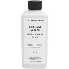 Measury Solution KCL 3 MOL - Solution de Conservation Electrode pH Redox | KCL 3mol/l - Fabriqué en Allemagne
