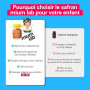 MIUMLAB Gummies Safran Enfant Vitamine B6, Équilibre Émotionnel & Agitation | Complément alimentaire enfant, aide gestion émotio