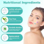 BUTBU Pimple Patches 400 pièces, Patch Bouton Avec L'huile Tea Tree L'acide Salicylique, Naturel Hydrocolloïde Acné utilisation