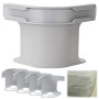 kaiyaya Lot de 4 Supports de draps-Housses avec Bandes de Fermeture, Porte-Matelas Contre Le Glissement, résistants, Attaches d'
