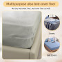 kaiyaya Lot de 4 Supports de draps-Housses avec Bandes de Fermeture, Porte-Matelas Contre Le Glissement, résistants, Attaches d'