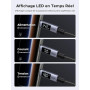UGREEN Câble USB C 240W PD 3.1 avec Écran LCD 48V 5A (1M) | Type C Charge Rapide, Compatible avec MacBook Portable de Jeu iPad i