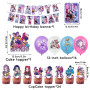 Hunt Lot de 48 décorations d'anniversaire Hunt Merch avec bannière Happy Birthday, ballons en forme de lettre et décoration de g