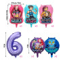 Hunt Lot de 48 décorations d'anniversaire Hunt Merch avec bannière Happy Birthday, ballons en forme de lettre et décoration de g