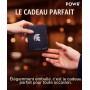 Powr Porte-Cartes RFID en Métal - Design Minimaliste | Finition en fibre de carbone pour un style discret et résistant