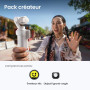 Insta360 Luna Pro Pack Créateur - caméra de vlogging 8K avec objectif Leica | Caméra à stabilisateur, capteur 8K de 1", double p