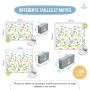 SUPERBE BEBE Tapis D'éveil Bébé Enfant Pliable Epais Réversible 150x180x1cm XXL - Tapis De Jeu De Sol et De Motricité En Mousse