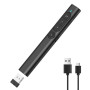 Télécommande Présentation Sans Fil Clicker PowerPoint Rechargeable | avec Hyperlien & Contrôle Volume, Compatible Mac, PC, Ordin
