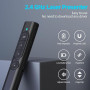 Télécommande Présentation Sans Fil Clicker PowerPoint Rechargeable | avec Hyperlien & Contrôle Volume, Compatible Mac, PC, Ordin