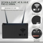 Boîte de Rangement pour Routeur WiFi, Boîte de Stockage de Routeur Noir | Cache Box WiFi, Étagere Radiateur, Étagère de Murales,