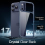JETech Coque pour iPhone 17 Pro Max, Bleu Intense | Anti-Jaunissement, Antichoc, Dos PC Rigide Résistant aux Rayures, Étui Houss