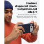MOFT MOVAS Snap Coque iPhone 17 Pro avec MagSafe Cuir Végan Ultra Slim | Cuir végan MOVAS丨Ultra slim anti-taches丨Bouton appareil