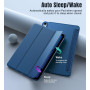TiMOVO Coque pour iPad Air 11 Pouces M4/M3/M2, Air 5e/4e Gén, Bleu Abysse | Légère Housse, Arrière Translucide en PC, Réveil/Som