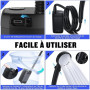 Spopal Kit Douche de Camping,Rechargeable,Imperméable,6000mAh | Douche Portable,avec Afficheur Intelligent et Pomme de Douche 4